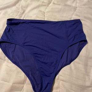 High waisted swim bottoms